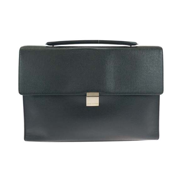 LOUIS VUITTON Louis Vuitton Taiga Angara Ardoise Black Silver Hardware M30772...